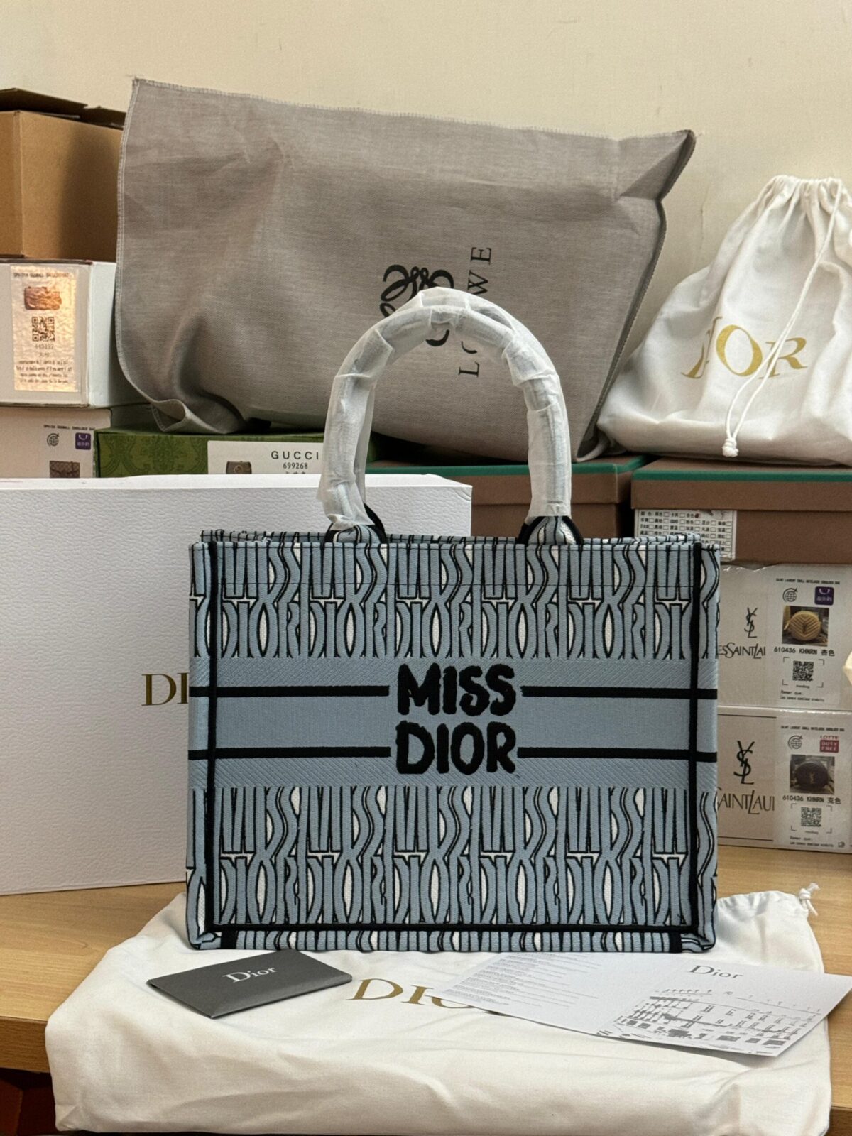 Small Dior Book Tote