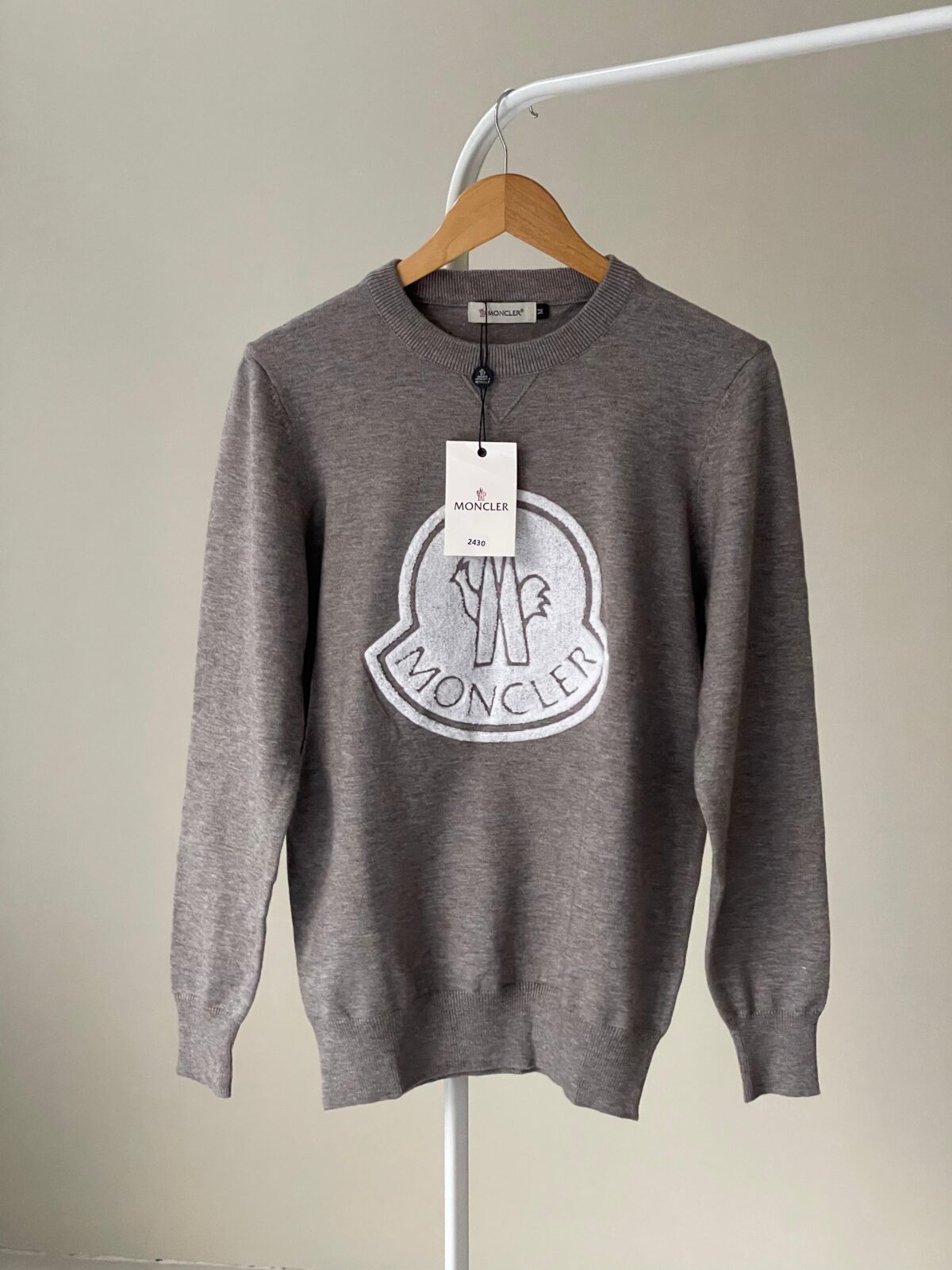 Moncler Sweat Shirt-Grey