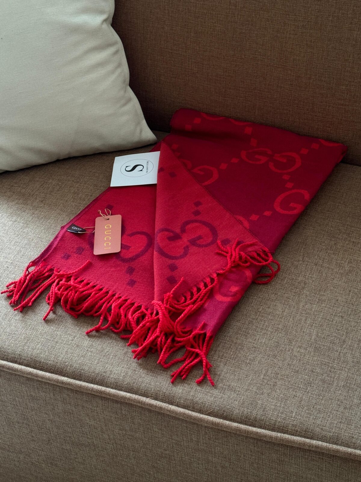 Gucci Red Scarf