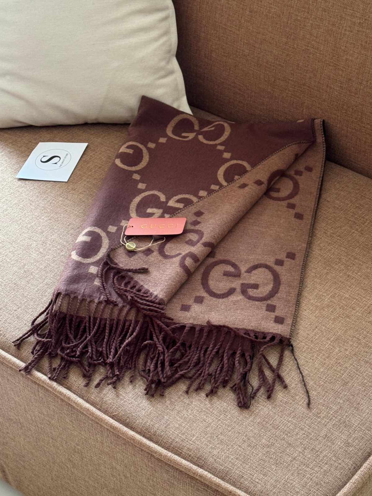 Gucci Brown Scarf