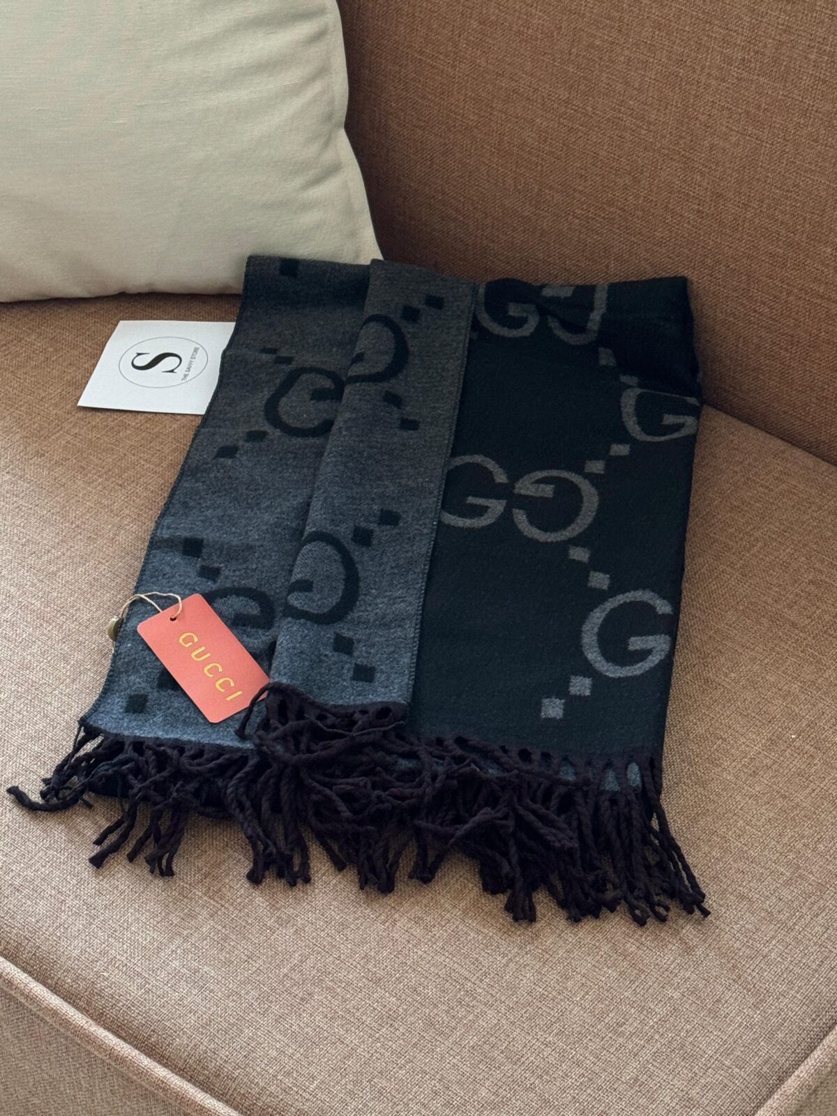 Gucci Black Scarf