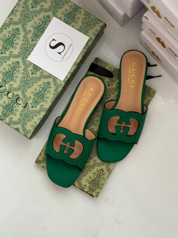 Gucci Slide Sandal Green 38