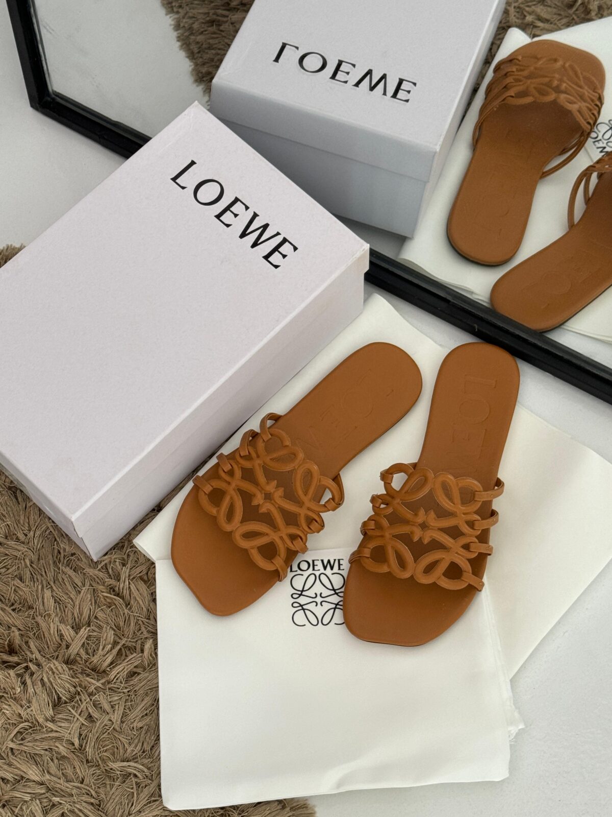 Loewe Flats Brown 38,38,39